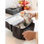 Cooler bag with 2 insulated compartments