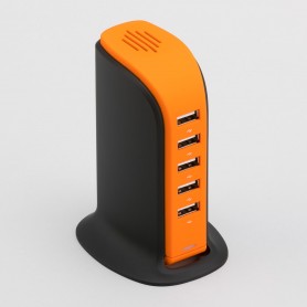 Spalvinga USB įkrovimo stotelė su logotipu "TOWER"