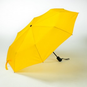 Įvairių spalvų reklaminis skėtis su logotipu "QUER"