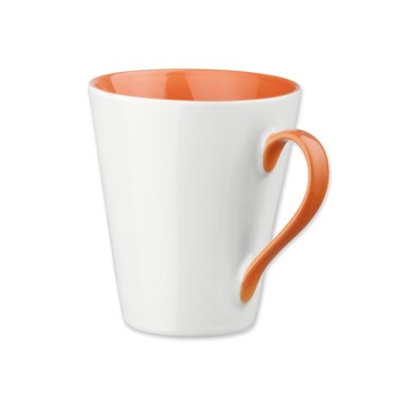 Keramikinis reklaminis puodelis su logotipu, užrašu "COLBY"