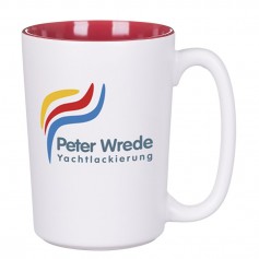 Keramikinis verslo puodelis su logotipu „WHITE“