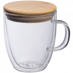 Stiklinis puodelis su Jūsų pasirinkta spauda „GLASS“