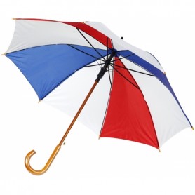 Įvairių spalvų reklaminis skėtis su logotipu „PAINT“
