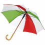 Įvairių spalvų reklaminis skėtis su logotipu „PAINT“