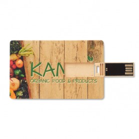 Ekologiškas personalizuota USB atmintinė CARD