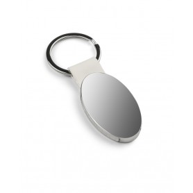 Metalinis ovalo formos raktų pakabukas OVO
