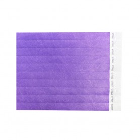 Violetinės renginių juostelės su užrašu