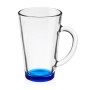 Dekoruoti logotipu stikliniai LATTE puodeliai "COLORDROP"