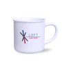 Reklaminiai matiniai, keramikiniai puodeliai su logotipo spauda "LOFT PURE"