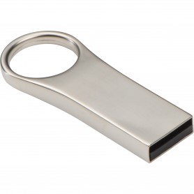 Reklaminiai maži metaliniai USB atmintukai su logotipo spauda "RING"
