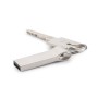 Reklaminiai 16 GB USB atmintukai su logotipu "Metal"