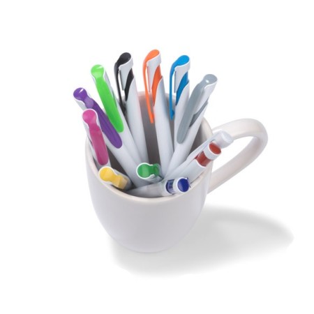 Reklaminiai rašikliai su spalvos detalėmis "COLOUR"