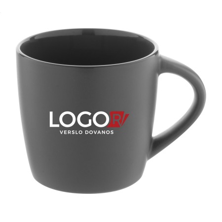 Keramikinis puodelis su Jūsu logotipu MATARA, 300 ml