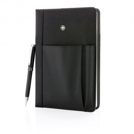 Refillable notebook and pen set