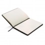 Deluxe fabric notebook with black side