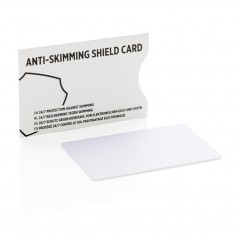 Anti-skimming RFID shield card