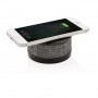 Fabric wireless charger with speaker