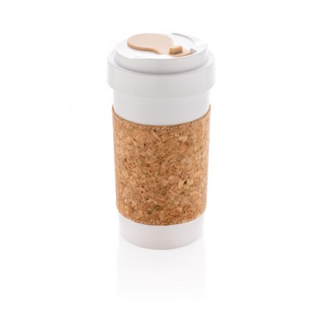 ECO PLA 400ml can with cork sleeve